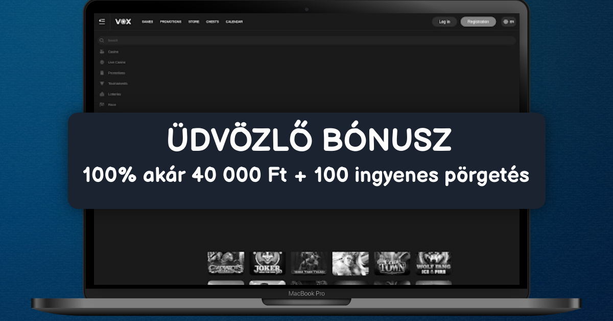 Vox Casino welcome bonus