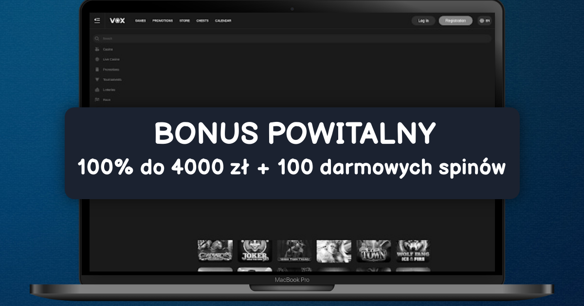 Vox Casino welcome bonus